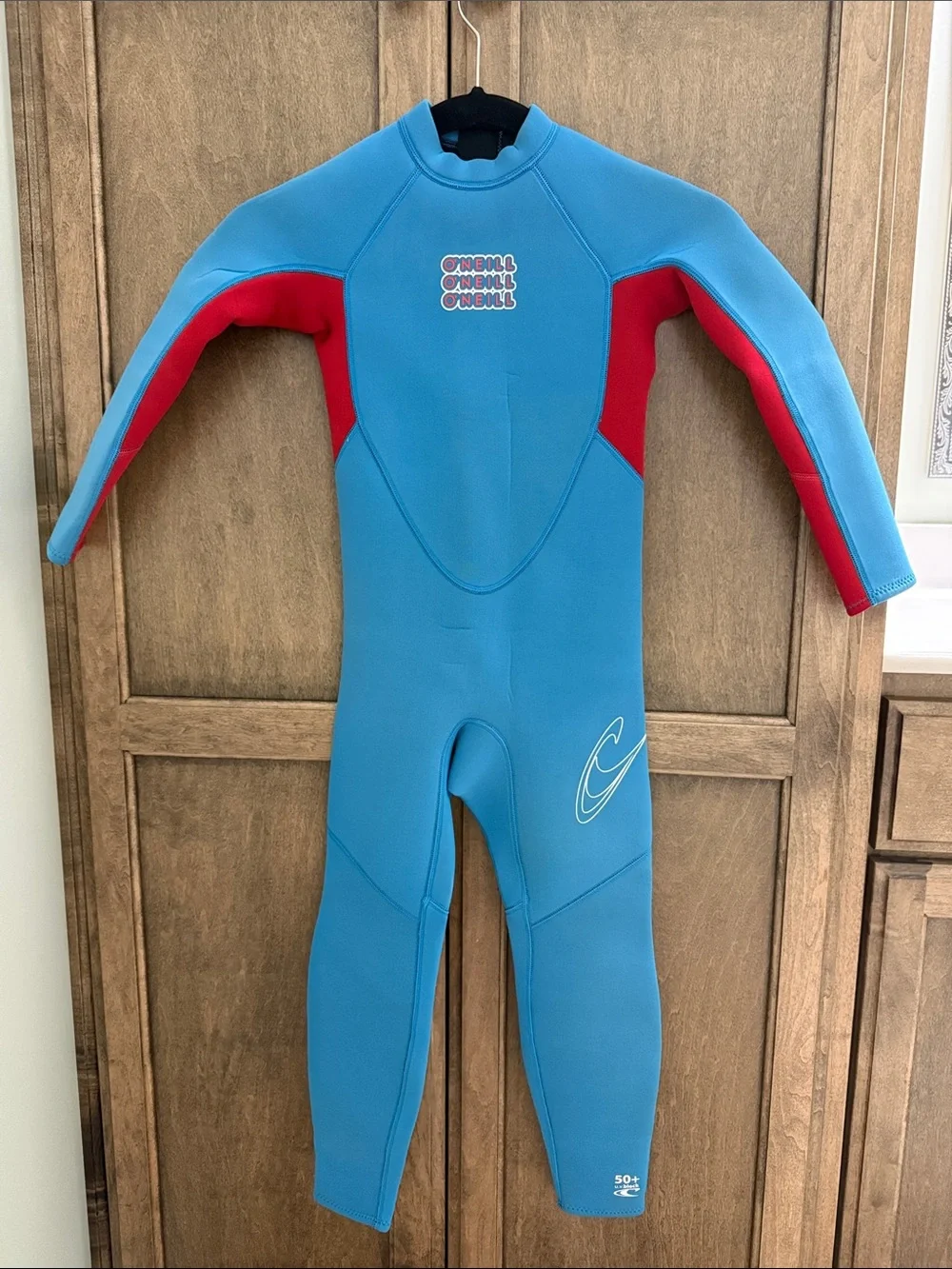 O'Neill Bright Blue and Red Kids Full Wetsuit